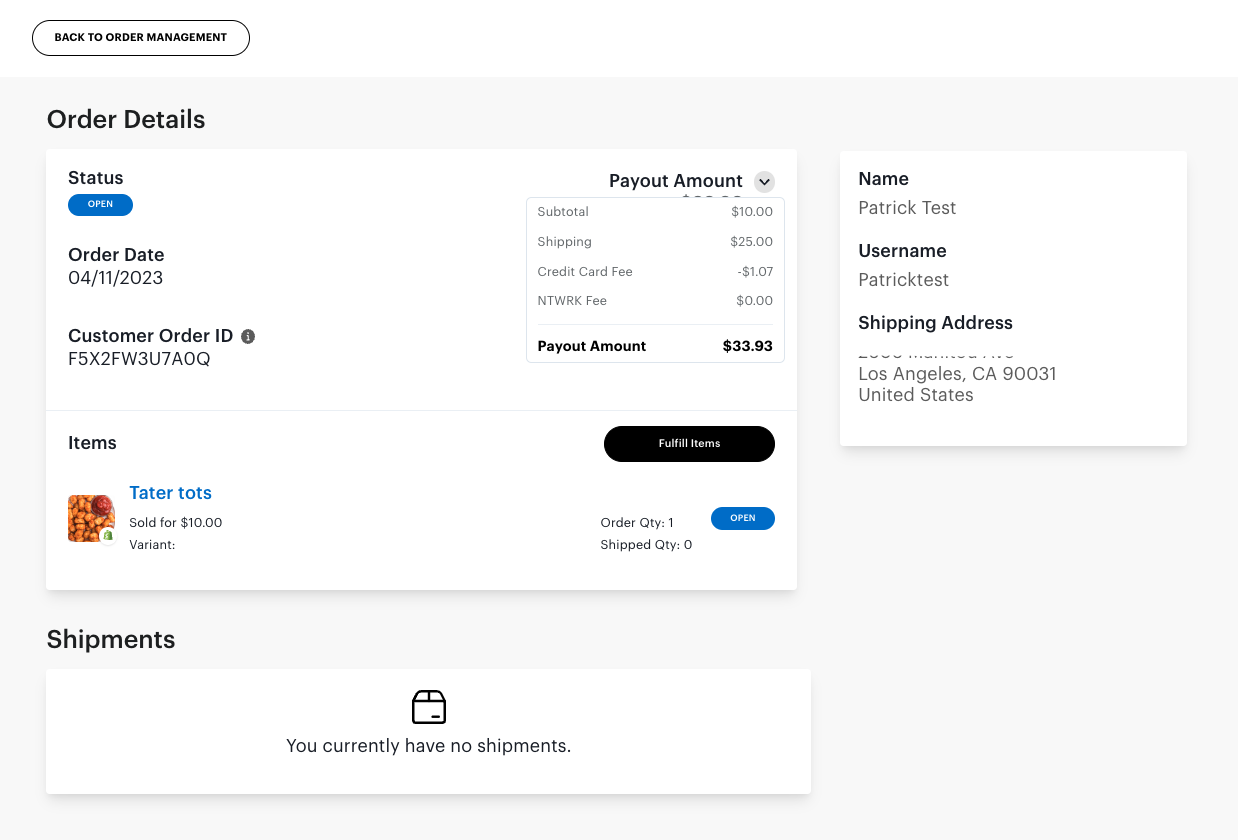 How to Fulfill Orders in the Seller Dashboard – CREATOR STUDIO